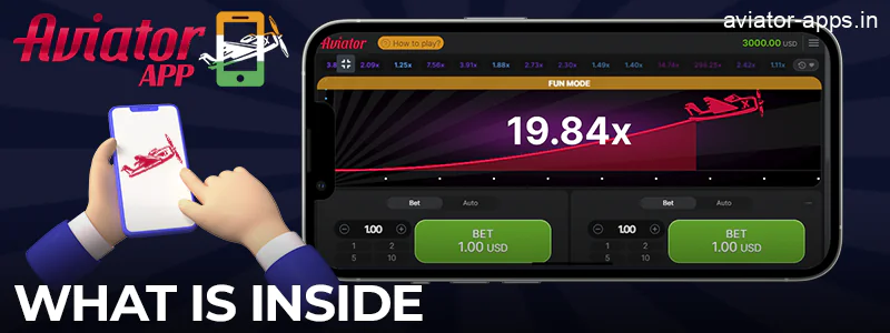 What is in the Aviator Game App?