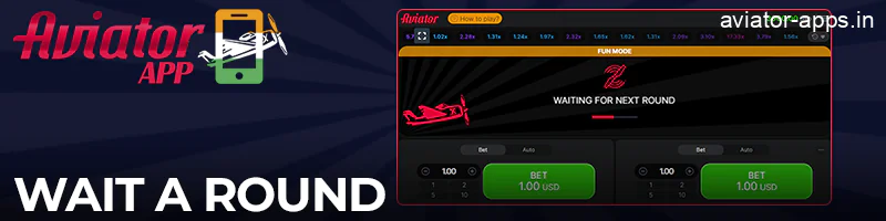 Join the round and play the Aviator game in the app