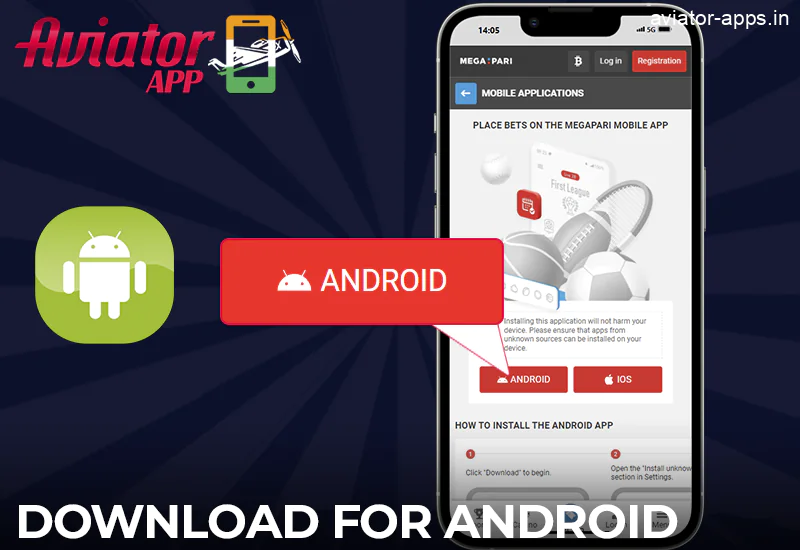 How to download the Megapari Aviator app for Android