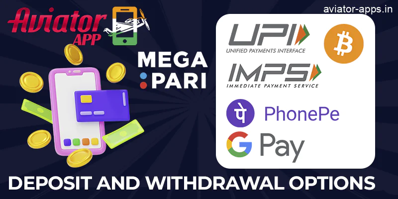 Megapari App - payment tools to play Aviator game with INR