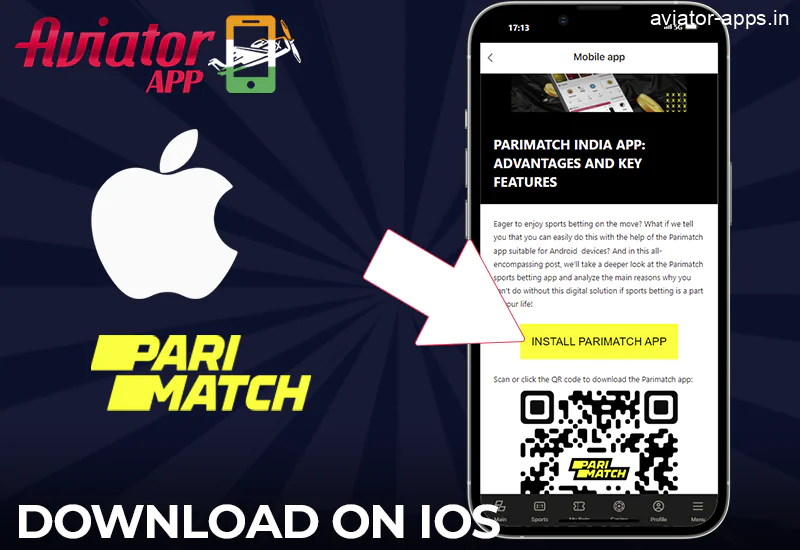 A basic guide on how to download the Parimatch Aviator app for iOS