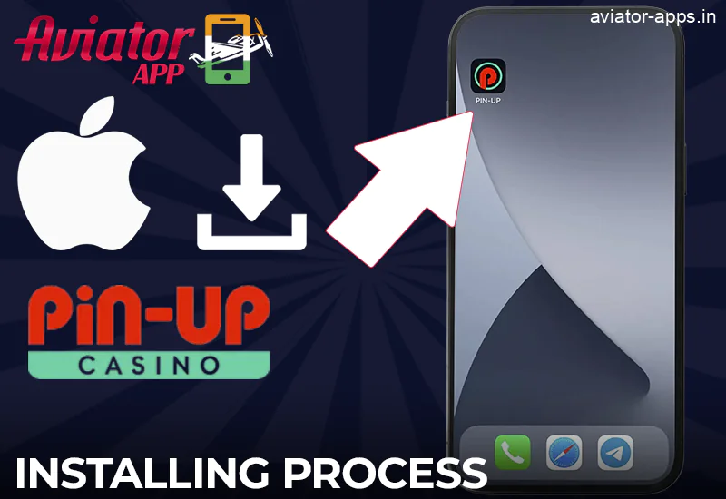 Installation of the Pin-Up Mobile Aviator App on iOS