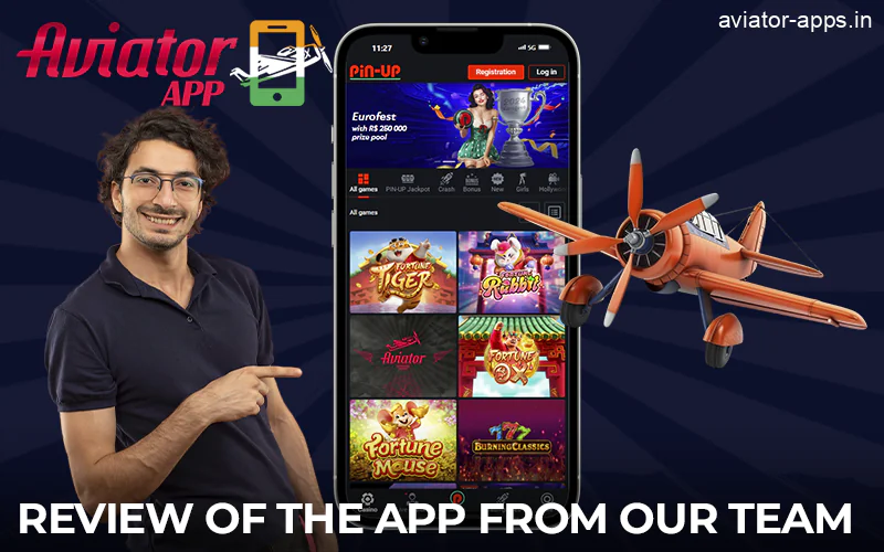 Our team's overview of the Pin-Up Aviator app